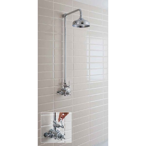 Crosswater   Belgravia Thermostatic Shower Valve with Fixed Head - Image 5
