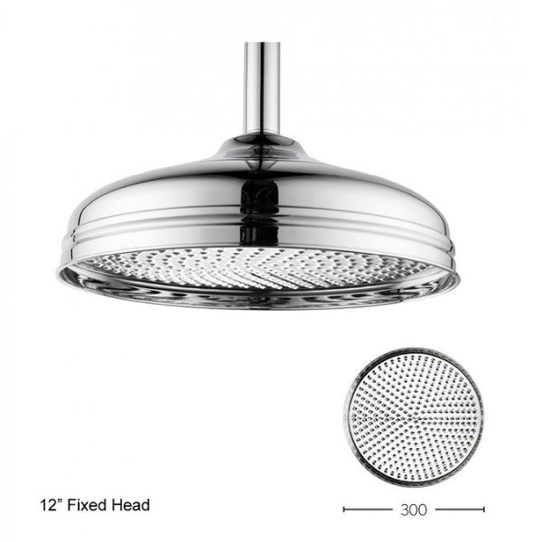 Crosswater   Belgravia Thermostatic Shower Valve with Fixed Head - Image 2