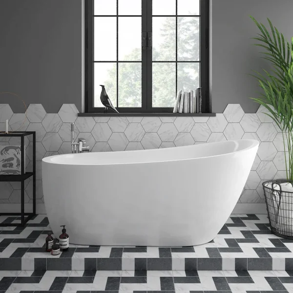 Toreno 1700 Modern Slipper Free Standing Bath