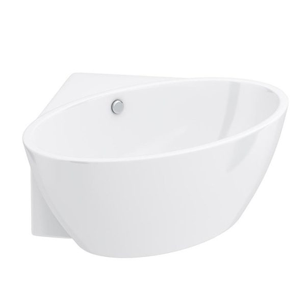 Orbit Corner Modern Free Standing Bath (1270 x 1270mm) - Image 4