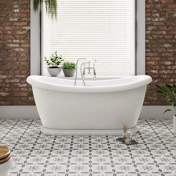 Chatsworth 1770 Double Ended Slipper Roll Top Bath - Image 4