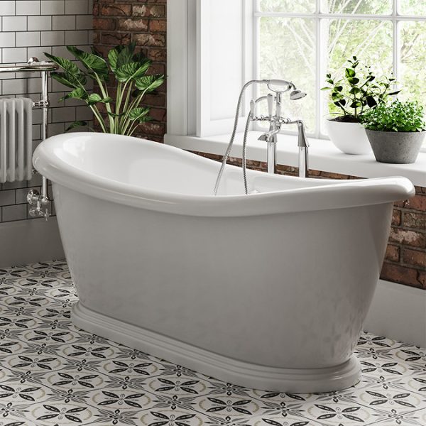 Chatsworth 1770 Double Ended Slipper Roll Top Bath - Image 5
