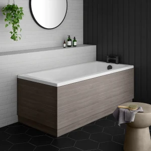 Brooklyn Grey Avola Single Ended Bath