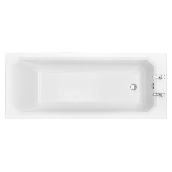 Heritage Granley Deco Single Ended 2TH Bath with Solid Skin (1700x700mm) - Image 2
