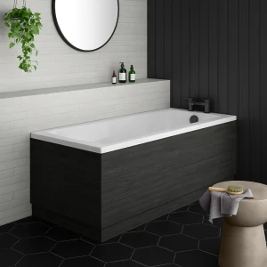 Brooklyn Black Single Ended Bath