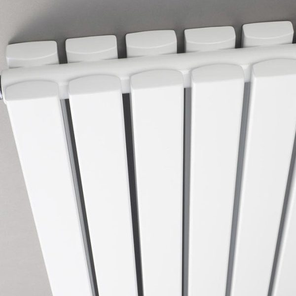 Bilbao White Double Panel Designer Radiator (1500 x 354mm) - Image 2