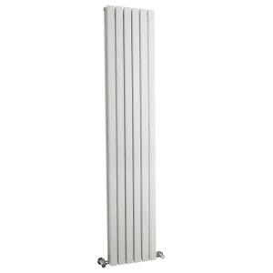 Bilbao White Double Panel Designer Radiator (1800 x 354mm)