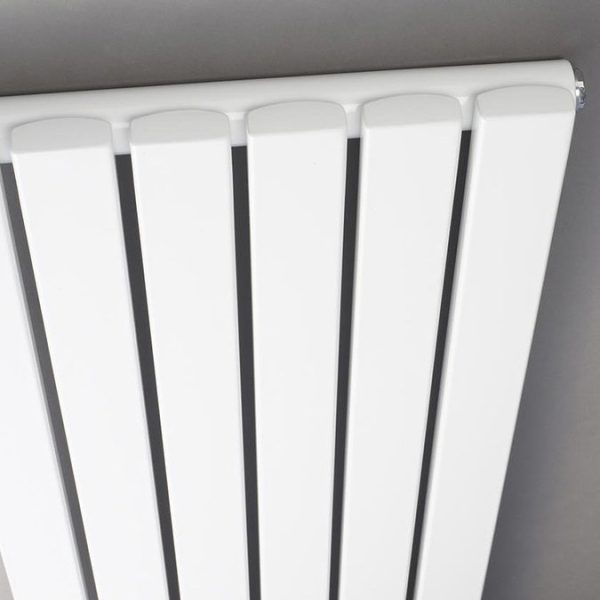 Bilbao White Single Panel Designer Radiator (1500 x 354mm) - Image 2