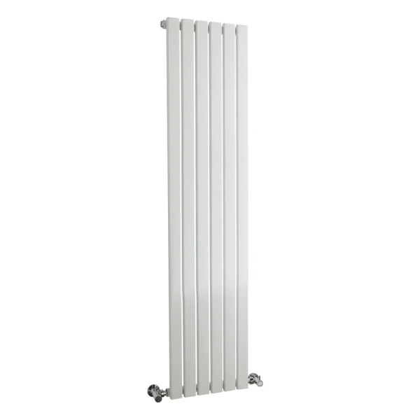 Bilbao White Single Panel Designer Radiator (1500 x 354mm)
