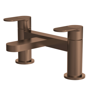 Nuie Cyprus Fluted Bath Filler Tap   Brushed Bronze