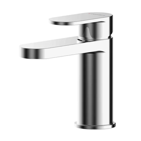 Nuie Binsey Mini Mono Basin Mixer with Push Button Waste