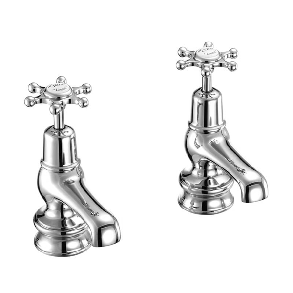 Burlington Birkenhead Regent   Chrome 3" Basin Taps