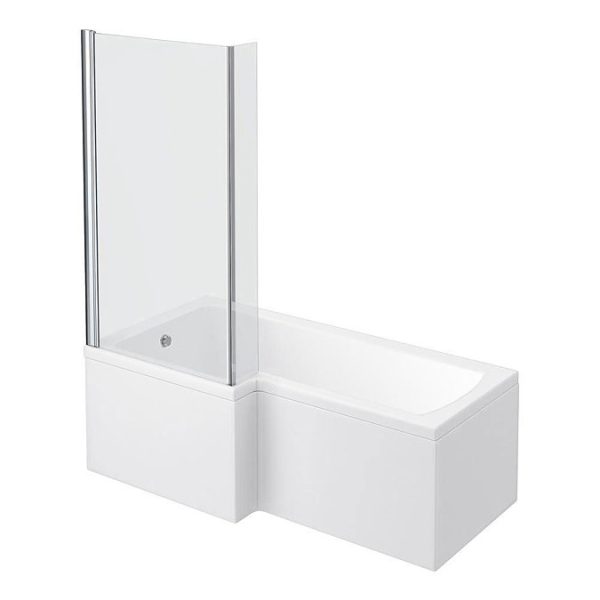 Laguna Whirlpool Spa 8 Jet L Shaped Shower Bath + Screen - Image 5