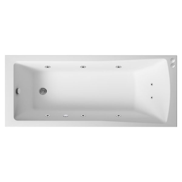 Laguna Whirlpool Spa 8 Jet Square Single Ended Bath - Image 4