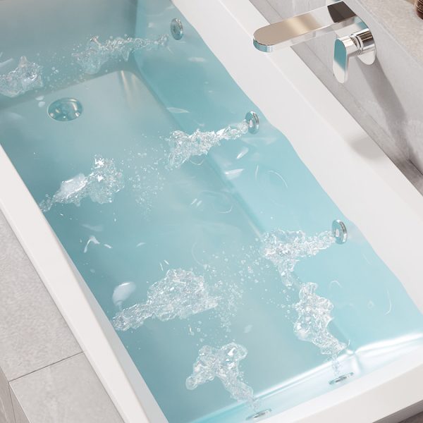 Laguna Whirlpool Spa 8 Jet Square Single Ended Bath - Image 2