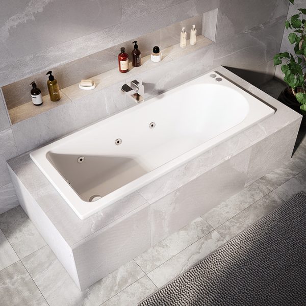 Laguna Whirlpool Spa 6 Jet Round Single Ended Bath - Image 3