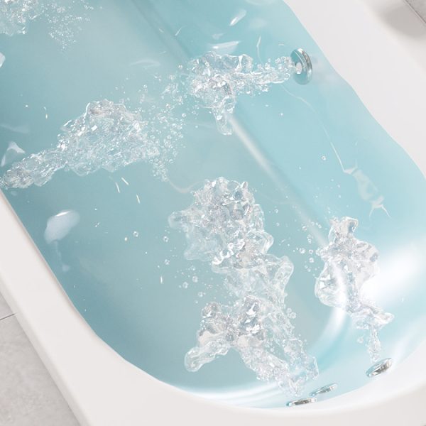 Laguna Whirlpool Spa 11 Jet Round Single Ended Bath 1700mm x 700mm - Image 2