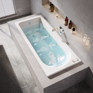 Laguna Whirlpool Spa 11 Jet Round Single Ended Bath 1700mm x 700mm