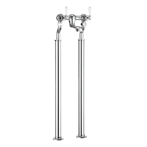 Crosswater   Belgravia Lever Floor Mounted Freestanding Bath Filler