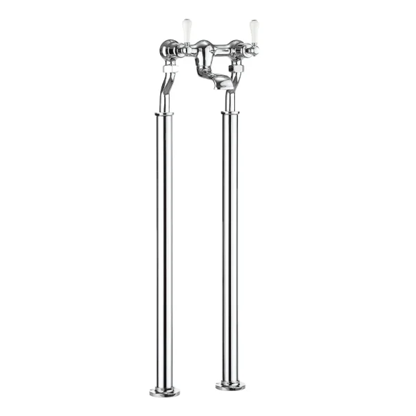 Crosswater   Belgravia Lever Floor Mounted Freestanding Bath Filler