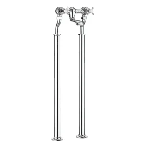 Crosswater   Belgravia Crosshead Floor Mounted Freestanding Bath Filler