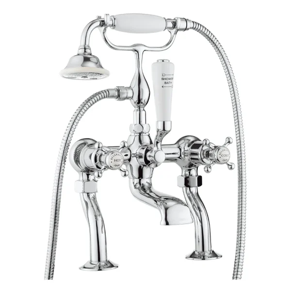 Crosswater   Belgravia Crosshead Bath Shower Mixer with Kit