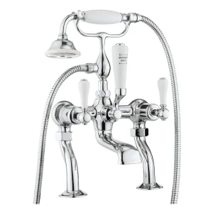 Crosswater   Belgravia Lever Bath Shower Mixer with Kit