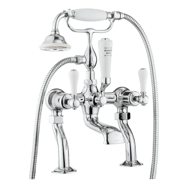 Crosswater   Belgravia Lever Bath Shower Mixer with Kit