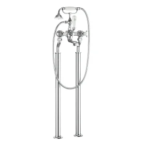 Crosswater   Belgravia Crosshead Floor Mounted Freestanding Bath Shower Mixer