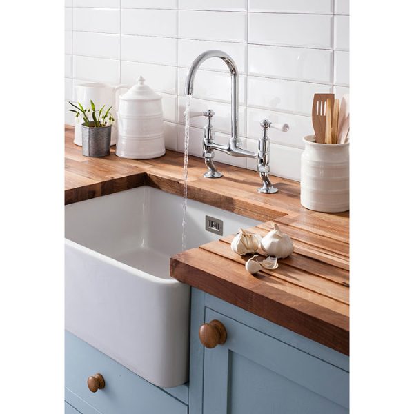 Crosswater   Cucina Belgravia Lever Dual Lever Kitchen Mixer   Chrome - Image 2