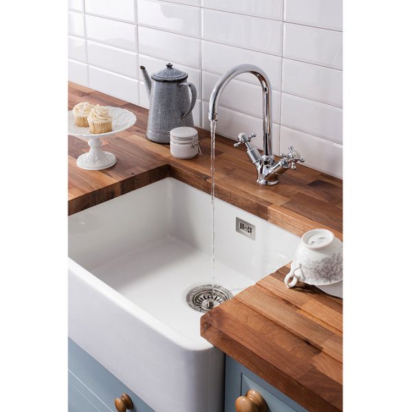 Crosswater   Cucina Belgravia Crosshead Two Handle Kitchen Mixer   Chrome - Image 2