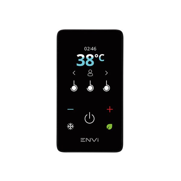Triton ENVi 9.0KW Electric Shower with Ceiling Fed Fixed Head Kit   Black - Image 3
