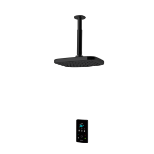 Triton ENVi 9.0KW Electric Shower with Ceiling Fed Fixed Head Kit   Black