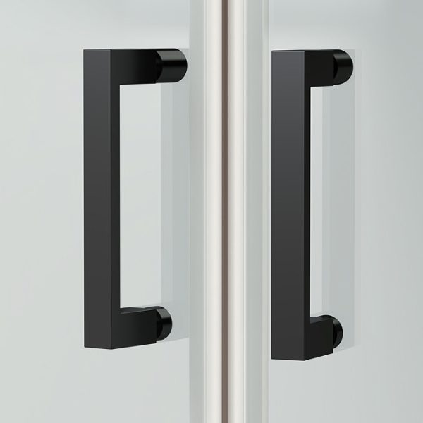 Toreno Matt Black 800 x 800mm Quadrant Shower Enclosure without Tray - Image 5