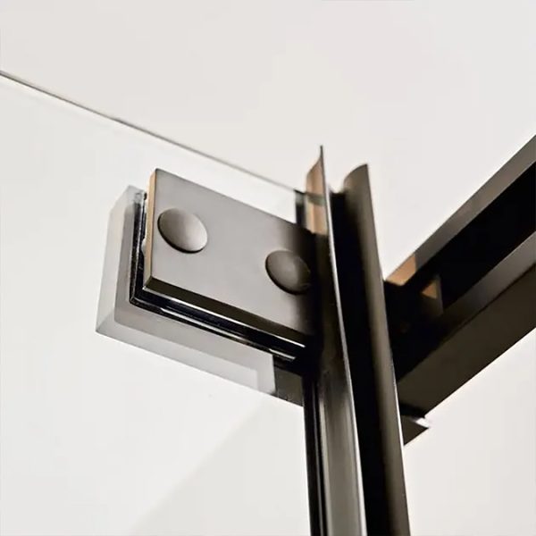 Merlyn Black Sliding Shower Door - Image 5