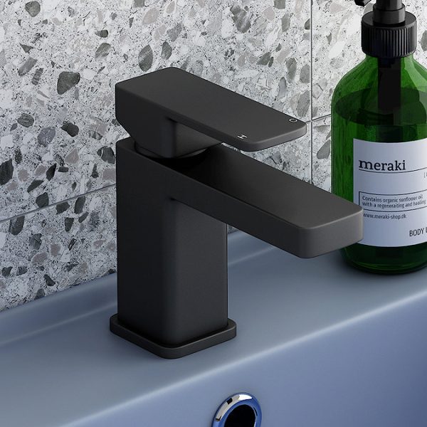 Toreno Modern Black Basin Mono Mixer Tap - Image 2