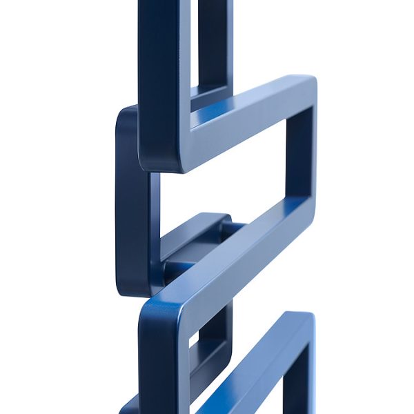 Terma Bookie Denim Blue Heated Towel Rail 1155 x 500mm - Image 7