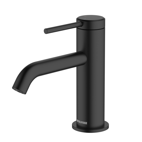 McAlpine Kelvin Mono Basin Mixer   Matt Black