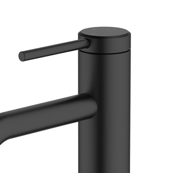 McAlpine Kelvin Mono Basin Mixer   Matt Black - Image 3