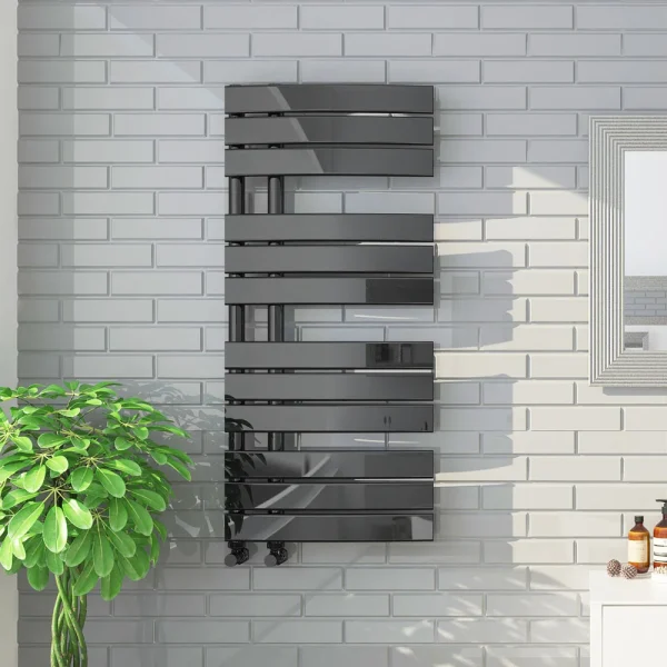 Delta Designer Heated Towel Rail 1080 x 550mm (Black Nickel)