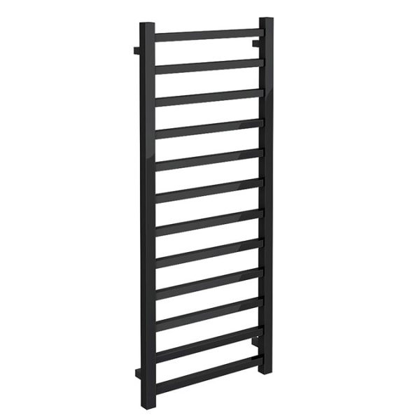 Brooklyn Square 1200 x 500mm Black Nickel Heated Towel Rail - Image 3