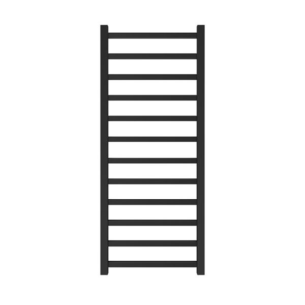Brooklyn Square 1200 x 500mm Black Nickel Heated Towel Rail - Image 2