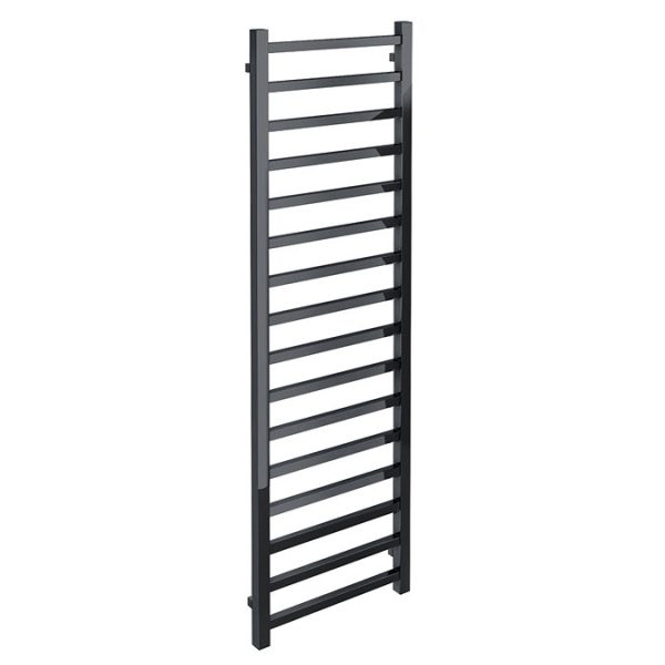 Brooklyn Square 1600 x 500mm Black Nickel Heated Towel Rail - Image 2