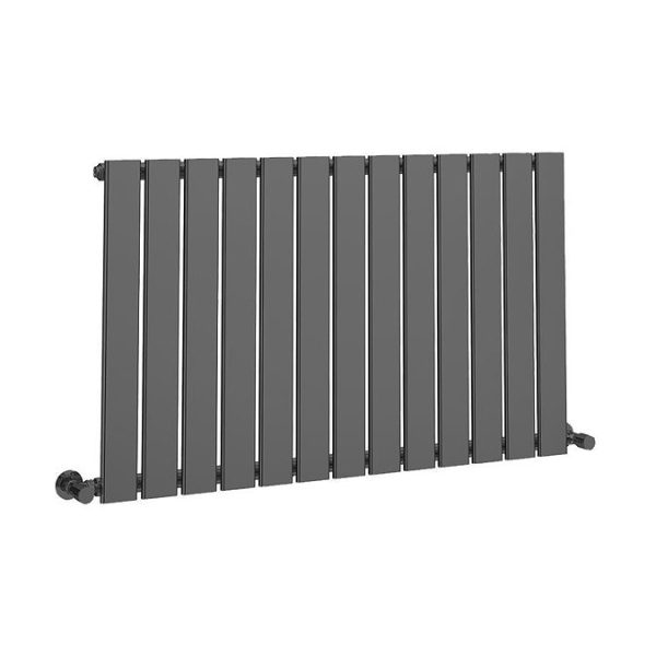 Urban Black Nickel Horizontal H600 x W984mm Radiator   Single Panel - Image 2