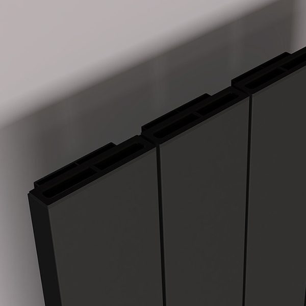 Carisa Boreas N Textured Black Electric Aluminum Radiator 1800 x 555mm - Image 2