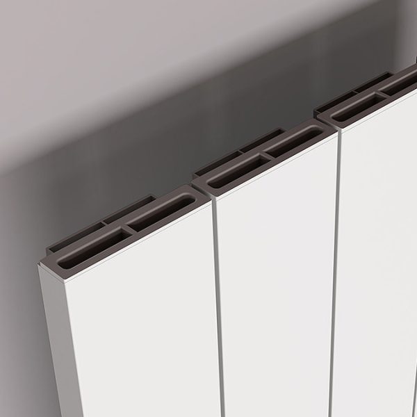 Carisa Boreas N Textured White Electric Aluminum Radiator 1800 x 276mm - Image 2