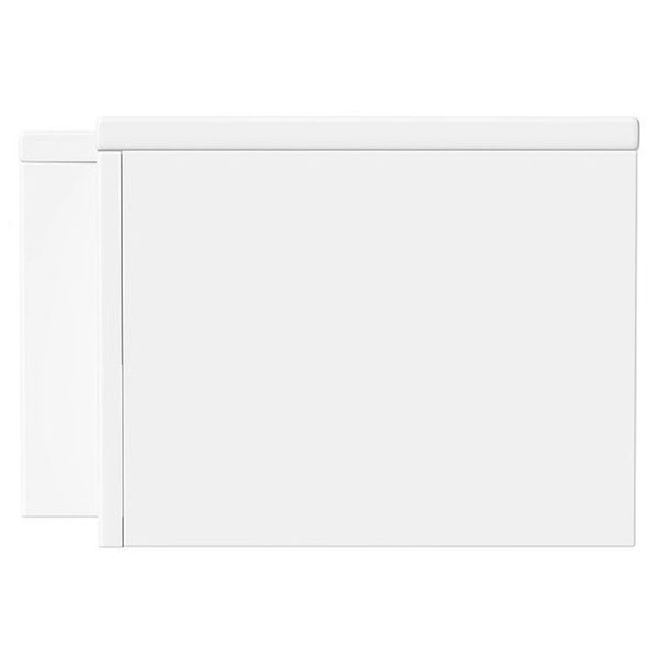 Orchard 1700 x 850mm L Shaped Left Handed Shower Bath + Acrylic Panel - Image 2