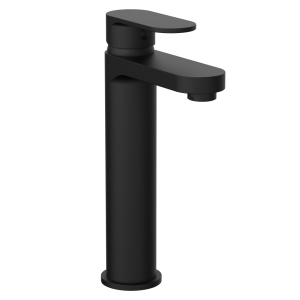 Bosa High Rise Mono Basin Mixer Tap   Matt Black