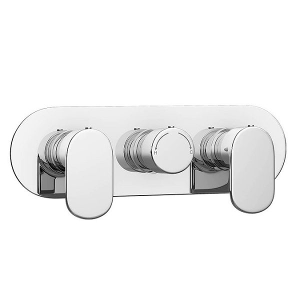 Bosa Concealed Thermostatic Valve with Fixed Shower Head + 4 Body Jets - Image 7