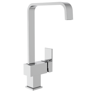 Bower Square Single Lever Mono Sink Mixer   Chrome